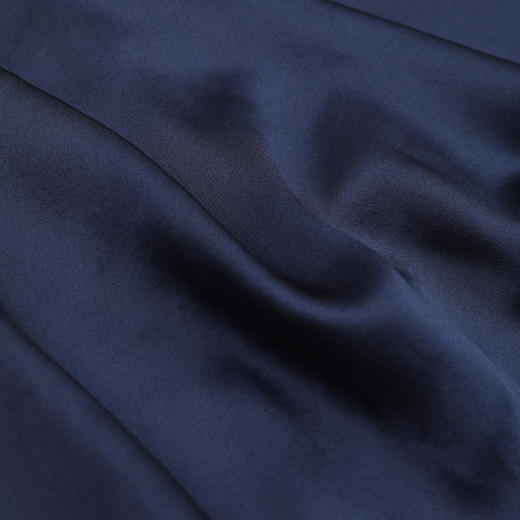 ROMI STUDIO100%桑蚕丝素绉缎蕾丝花边微A半身裙RWDRXX3172 商品图6