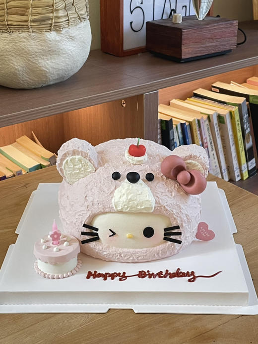 可爱kitty猫小熊女孩女生蛋糕 商品图1