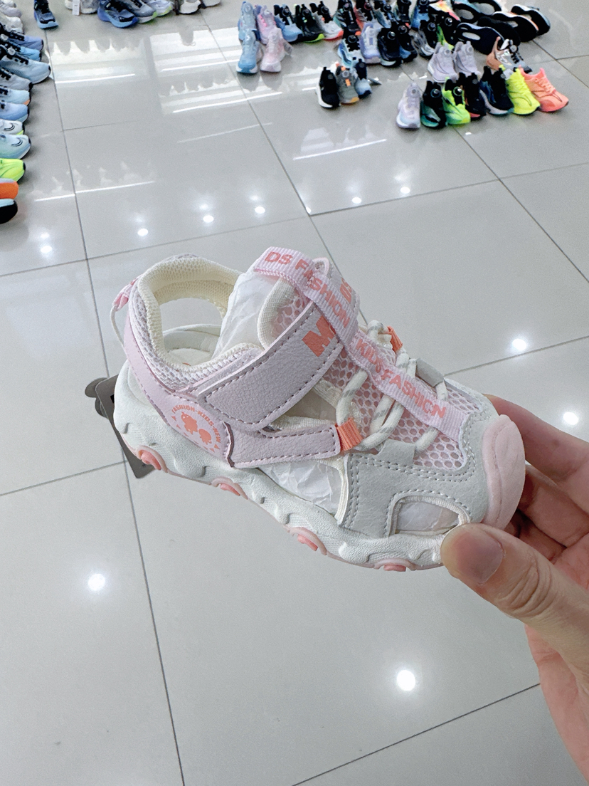 几米熊 EL607  包头凉鞋粉 23-27