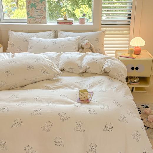 优选丨【A类全棉双层纱四件套】透气软糯 亲肤舒适 生活中的小情绪 被这柔软所治愈 自带夏日柔软 商品图6