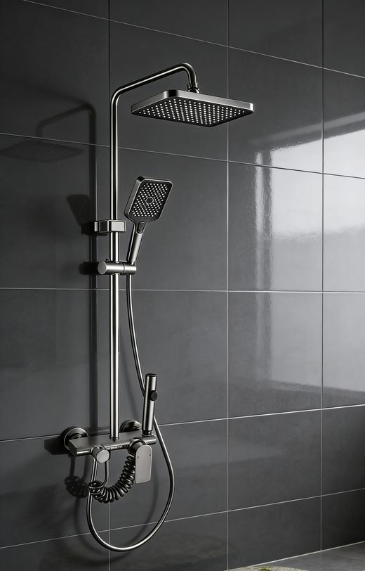 6081-1佐菲四档花洒-枪灰 商品图4