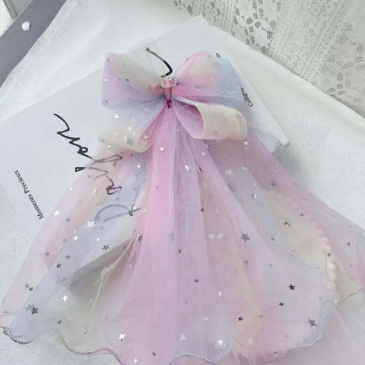 梦幻彩虹飘纱RT发夹-纪念日百货门店同款170495691 商品图3