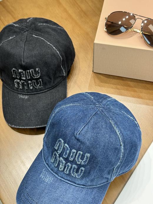 MiuMiu缪缪新款牛仔棒球帽（CO） 商品图2