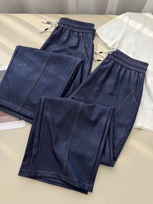 夏天救命⁬天丝满天星亮片弯刀牛仔裤 商品图10