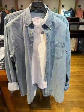 到手价799元 Brooksbrothers布克兄弟  春夏新款系列 长袖休闲衬衣 柔软透气 美国代购，无中文标签，介意慎拍