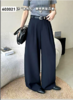 603021时尚气质老钱风阔腿西裤 商品缩略图0