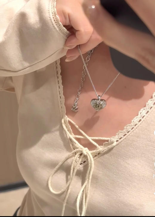 香奈儿 2026春季满钻双C新款系列 项链 耳环 商品图5