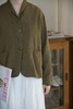 AEQUAMENTE 复古卡其棕小领外套 商品缩略图1