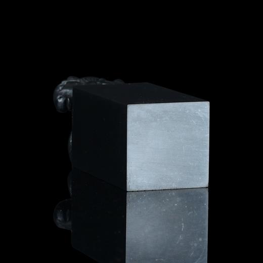 孤品18038老挝石黑马姓名章礼品印章马到成功2.5*2.5*7.5cm 商品图4