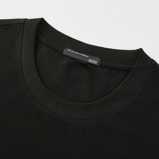 GXG男装【凉感透气】26夏季创意抽象口袋潮流休闲圆领男式短袖T恤K&C 商品图2