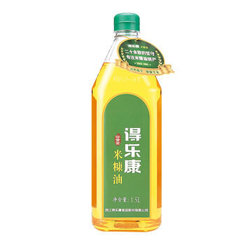 得乐康谷黄金稻米油1.5L 可生食食用油米糠油 /粮油调味 /食用油 /稻米油 商品图3