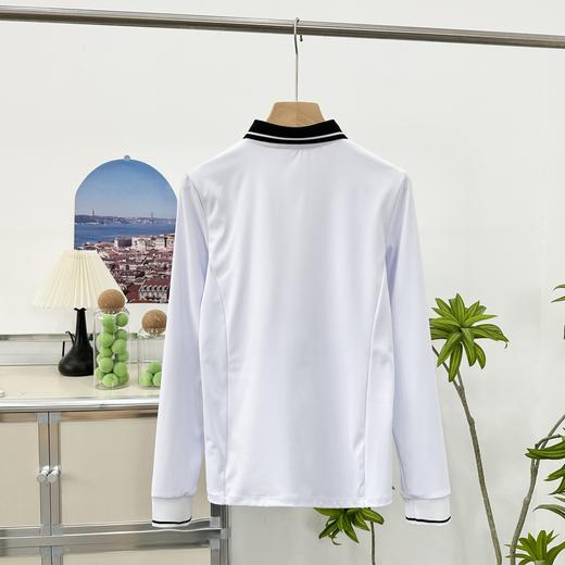 点此购买 迪桑特高尔夫女士PRO撞色修身长袖POLO衫 ly 343983 商品图3