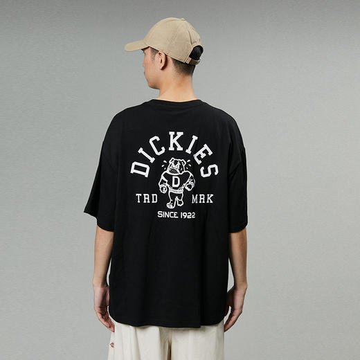 Dickies男女同款短袖T恤2025夏季新款后背卡通印花圆领宽松半袖 商品图3