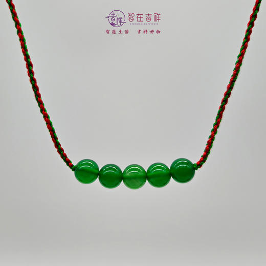 【智在吉祥】人时通关编织项链（4颗珠子、5颗珠子木能通关） 商品图3