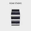 ROMI STUDIO高质感航海风撞色条纹镂空网眼针织中袖 RWDSST2531 商品缩略图4