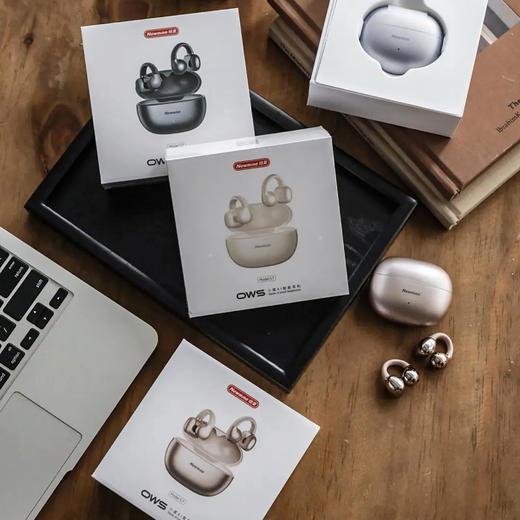 品牌直发【纽曼S7耳夹耳机】国货30年音质认证！AI智能不入耳，狂甩不掉！一年质保，玫瑰金预售4.18发 商品图7