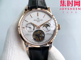 积家大师陀飞轮系列 V2版 男士腕表 全自动日月星象动显真陀飞轮腕表 表径42mm