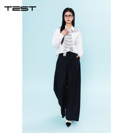 春上新韩系温柔风宽松显瘦百搭休闲长袖衬衣1261051 商品图2