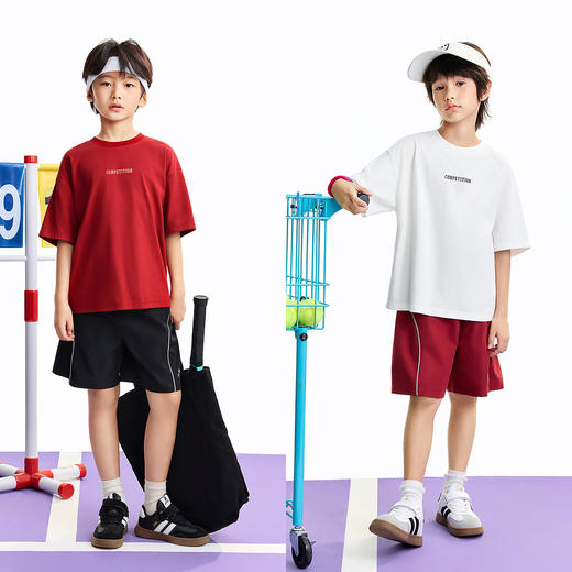 男童全腰梭织短裤夏季新款安奈儿童装EB626603 商品图3