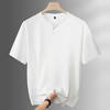 【DPF】大依优型大码男装夏季圆领短袖T恤上衣棉质纯色舒适透气休闲T恤 商品缩略图1