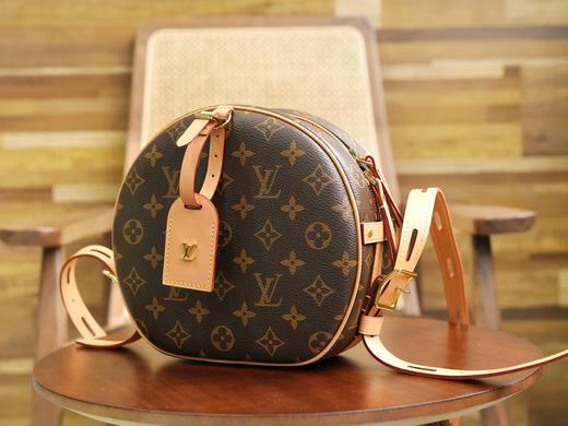 驴家LVBOITE CHAPEAU SOUPLE单肩老花圆饼女包 商品图0