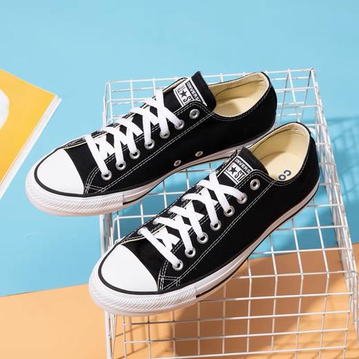 【店庆提前购】【8.5折】7楼CONVERSE匡威 All Star经典款黑色低帮帆布鞋101001 吊牌价399元  现价339 商品图0