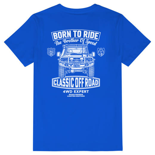 自由基地夏季新款丰田越野车系列创意印花图案户外舒适短袖T恤衫 NMT-2261 商品图7