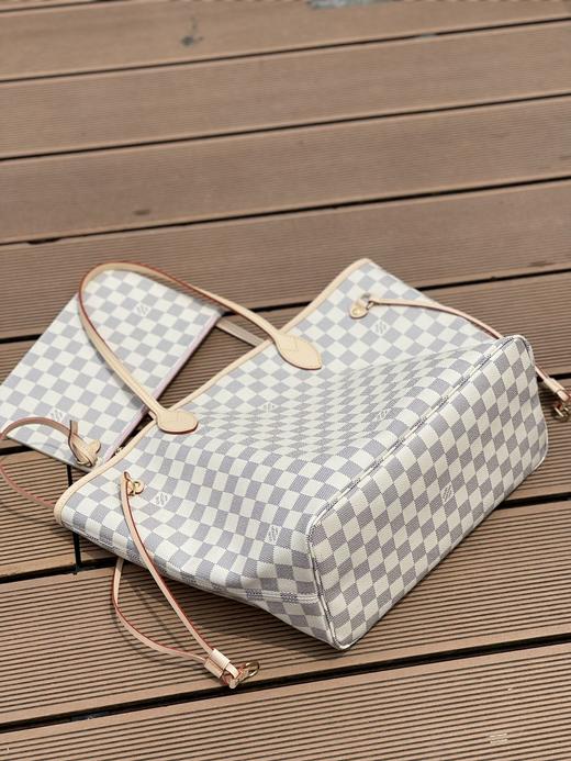 驴家 neverfull 中号 白色棋盘格 中号 粉色内里（JPH） 商品图4
