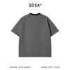 SDSA男装2026新款高贵轻奢潮牌时尚撞色斜纹圆领短袖T恤百搭上衣 商品缩略图1