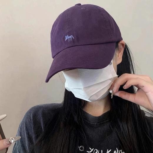 「仅9.9到手！几十款，小红书同款」四季鸭舌帽男女大头围宽帽檐硬顶遮阳帽防晒帽显脸小棒球帽子配饰 商品图1