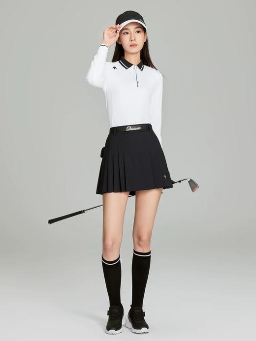 点此购买 迪桑特高尔夫女士PRO撞色修身长袖POLO衫 ly 343983 商品图7