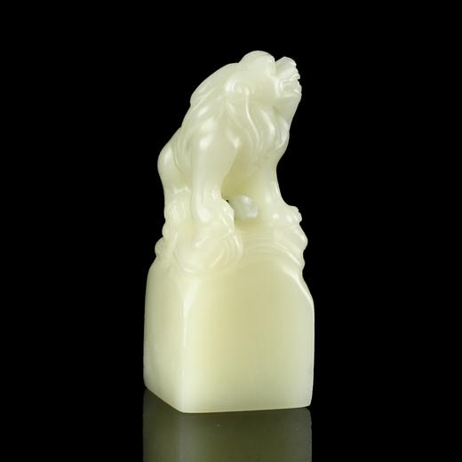 孤品18034寿山石芙蓉石古兽方章姓名章收藏章1.8*1.8*4.6cm 商品图3