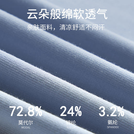 【2026年新款热卖】Mylyis 冰云纱圆领短袖M66306 慵懒随性，清凉一夏；采用兰精莫代尔，手感细腻，舒适透气，亲肤无感； 商品图9