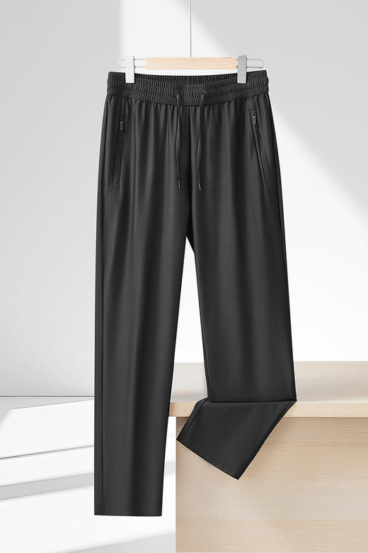 【DWP】大依优型大码男装夏季松紧腰休闲裤长裤凉爽透气休闲直筒长裤 商品图5