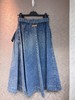 女款腰带牛仔半身裙la010 商品缩略图1