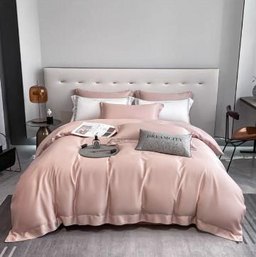 轻奢100支新疆长绒棉纯色四件套床单被套床上用品G117900075 商品图8