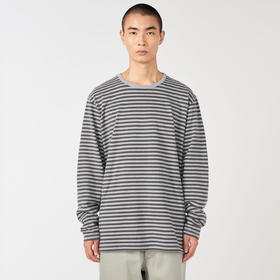 nanamica Stripe Jersey 男女中性款Coolmax透气干爽条纹长袖T恤