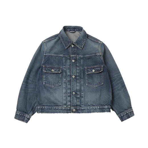 blurhms 13.5oz 2nd Type Denim Jacket 自然做旧牛仔夹克外套 商品图0