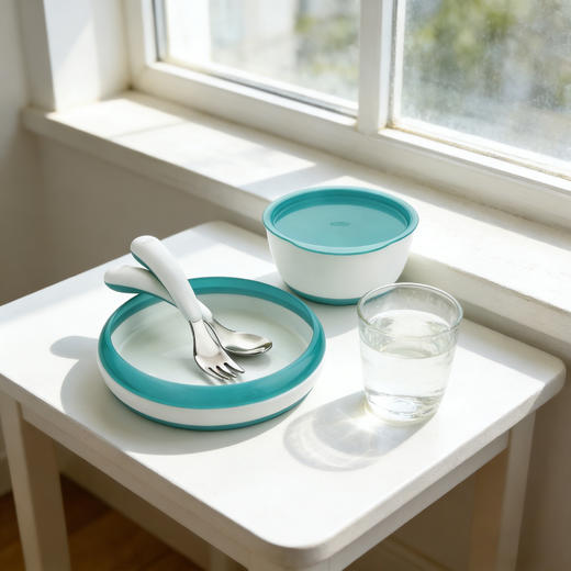 美国OXO ToTO婴幼儿叉勺盘碗餐具四件套 商品图10