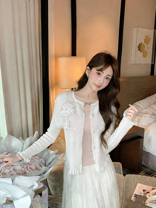 张心子【未闻花名】春夏烟钻防晒减龄外套开衫 U2603049 商品图12