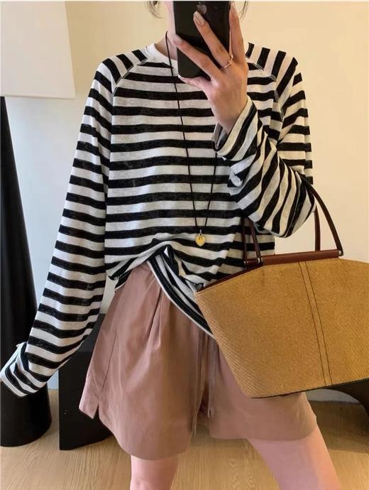 青岛版！防晒条纹衫  26Y04006- 商品图6