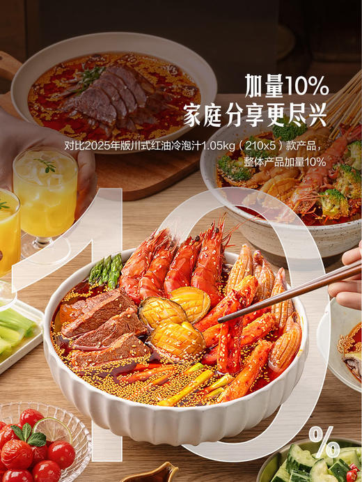 MM 山姆 有言有味 川式红油冷泡汁 1.16kg（232g*5） 商品图2
