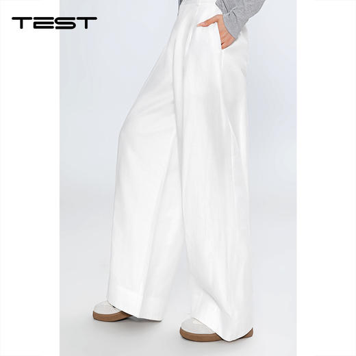 春上新宽松显瘦垂感慵懒风休闲裤3261025 商品图3