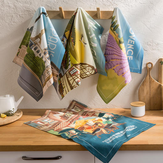 Coucke蔻合 · 法国原装进口·印花茶巾 商品图5