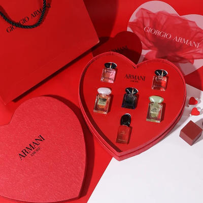 【送礼袋】Armani阿玛尼「余生璀璨」七夕限定爱心香水礼盒（7.5ml6瓶 商品图2