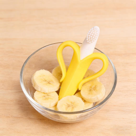 美国Baby Banana香蕉宝宝训练硅胶牙刷 商品图2