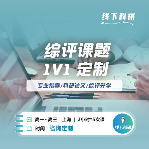 综评课题 - 一对一定制 商品图0