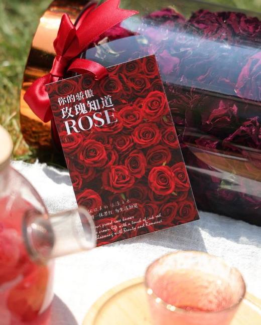 高原晨露 春日绽放 云南大理墨红玫瑰 头采花冠 入口满满玫瑰花香 冻干花 煮水泡茶 温和养生  |百里食 0401 商品图7