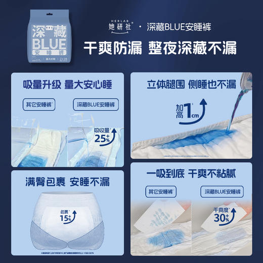 她研社出游季❗️19.8专区买2送6❗️全场实付满59再赠7❗️限量800份换购❗️三重福利可叠加 ✅明星同款 卫生巾安睡裤✅质量金盾奖🏆100%严于新国标！✅姨妈巾 日用🌞夜用🌙安心裤💤护垫 商品图11