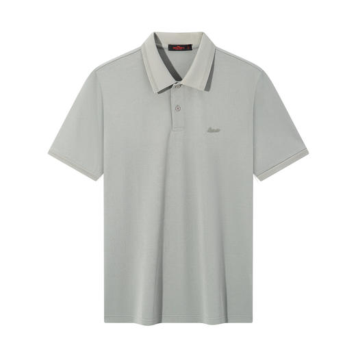 【桑蚕丝/提花POLO衫】柒牌男装26夏上新短袖POLO衫商务男士上衣 130T70920 商品图4